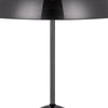 20 Inch Metal Accent Table Lamp Dome Shade Black By Casagear Home BM271963