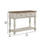Katherine 52 Inch Console Sideboard Buffet White By Casagear Home BM272125