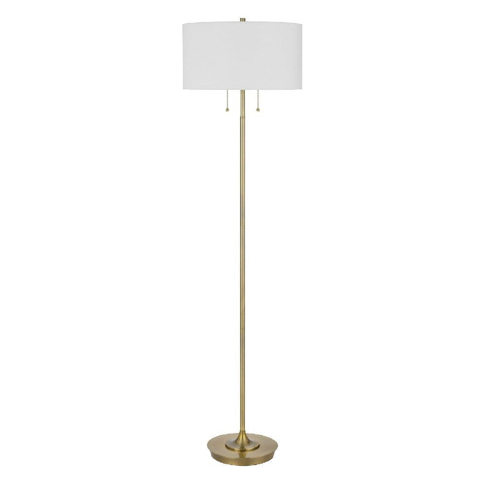 Floor Lamp | 64" | Pull Chain Switch | Brass