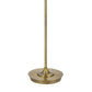 64 Inch Metal Floor Lamp with Pull Chain Switch Brass By Casagear Home BM272214