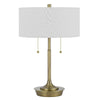 Table Lamp | 20" | Pull Chain Switch | Brass