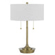 Table Lamp | 20" | Pull Chain Switch | Brass