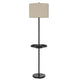 Floor Lamp | 62" | Tray | Dimmer | USB Ports | Bronze