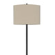 62 Inch Metal Floor Lamp Tray Dimmer 2 USB Ports Bronze By Casagear Home BM272223