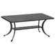 Outdoor Coffee Table | 42" | Cast Metal | Dark Bronze