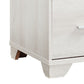 31 Inch File Cabinet Printer Stand Table with 2 Drawers Oak White By Casagear Home BM273004