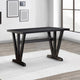 Ethan Dining Table | 47" | V Shaped Trestle Legs | Dark Brown
