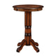 Ava Pub Bar Table | 42" Round | Sunburst | Pedestal | Brown