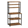 Hugh Baker's Rack | 66" | 6 Tier Shelves | Rustic Brown