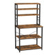 Hugh Baker's Rack | 66" | 6 Tier Shelves | Rustic Brown