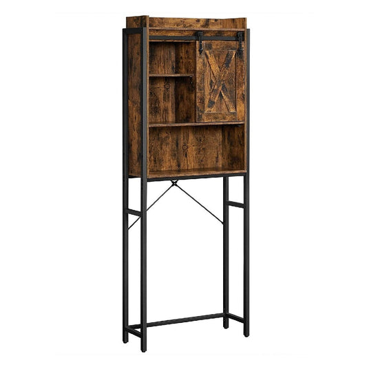 Grace Bathroom Cabinet Rack | 67" | Over-The-Toilet | Brown