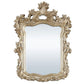 56 Inch Wall Mirror, Ornate Carving, Champagne Gold By Casagear Home