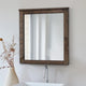 Portrait Mirror | 41" | Beveled Trim | Oak Brown
