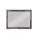 Wood Mirror | 48" | Landscape | Beveled | Rustic Brown