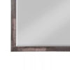 48 Inch Wood Mirror Landscape Beveled Rustic Brown By Casagear Home BM275064