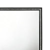46 Inch Solid Wood Mirror Shimmering Silver Accent Landscape Black By Casagear Home BM275075