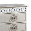 Nich 49 Inch Modern Side Dresser 6 Drawers Round Knobs Wood Silver By Casagear Home BM275682