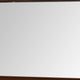 44 Inch Wall Mirror Molded Trim Rectangular Wood Frame Cherry Brown By Casagear Home BM276345