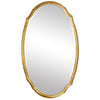 Wall Mirror | 36" | Oval | Concave Surface | Gold