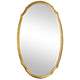 Wall Mirror | 36" | Oval | Concave Surface | Gold