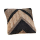 Throw Pillow Cover | 18" | Chevron Texture | Black & Brown