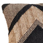 18 Inch Decorative Throw Pillow Cover Textured Chevron Black Brown By Casagear Home BM276711