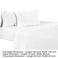 Matt 4 Piece California King Bed Sheet Set Soft Organic Cotton White By Casagear Home BM276835