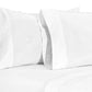 Matt 4 Piece Queen Bed Sheet Set Soft Organic Cotton White By Casagear Home BM276838