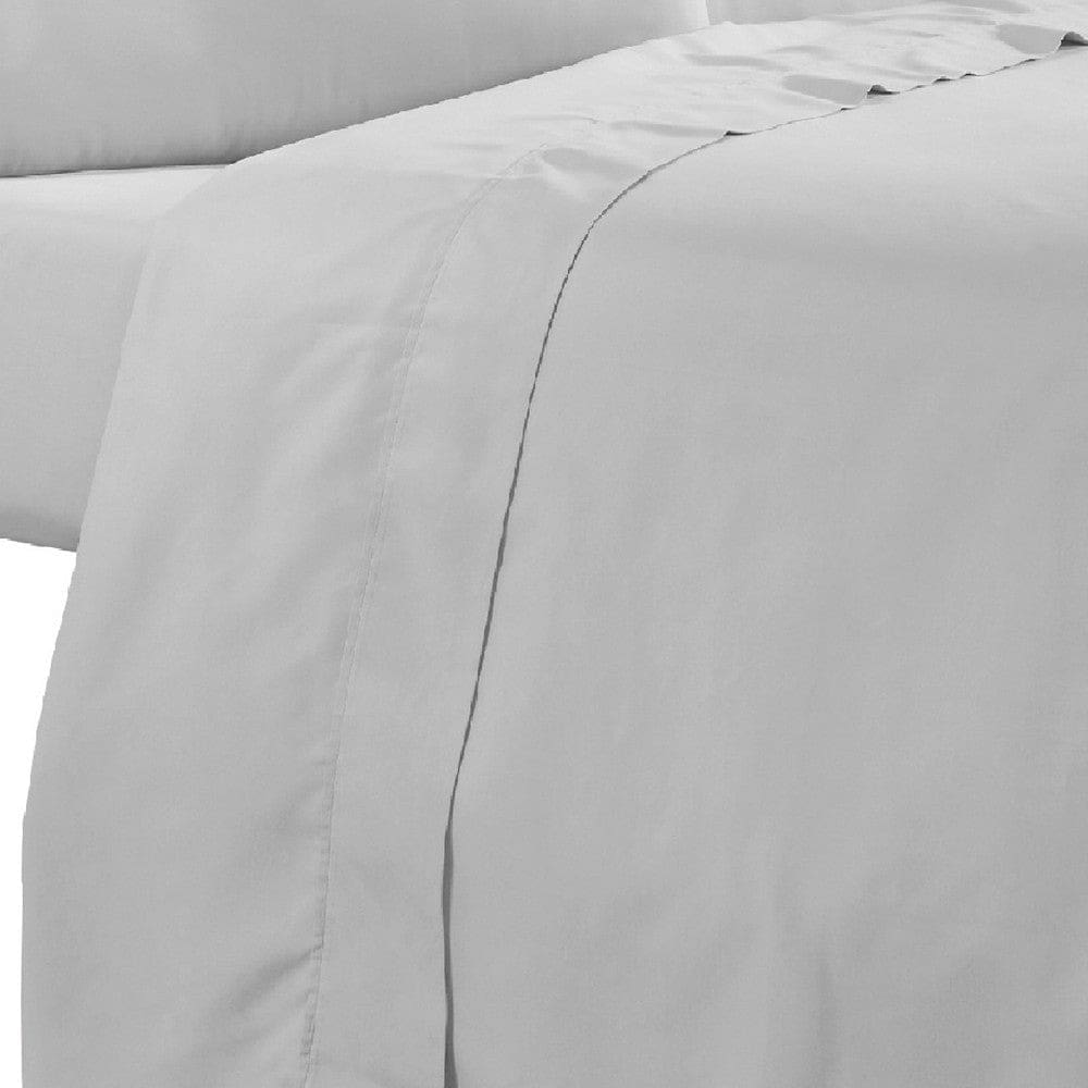 Minka 6 Piece Full Bed Sheet Set Soft Antimicrobial Microfiber Gray By Casagear Home BM276846
