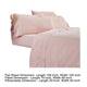 Minka 6 Piece King Bed Sheet Set Soft Antimicrobial Microfiber Pink By Casagear Home BM276858