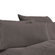Minka 6 Piece Full Bed Sheet Set Soft Antimicrobial Microfiber Dark Brown By Casagear Home BM276871