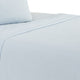 Matt 4 Piece California King Bed Sheet Set Soft Organic Cotton Light Blue By Casagear Home BM276880