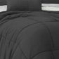 Alice 8 Piece Full Comforter Set Soft Dark Gray By The Urban Port By Casagear Home BM276982