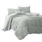 Alice 8 Piece California King Comforter Set, Light Gray By The Urban Port By Casagear Home