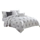 Tyler Comforter Set | 6 Piece Queen | Damask | The Urban Port | White