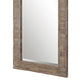 65 Inch Wood Wall Mirror Tall Distressed Weathered Brown By Casagear Home BM277018