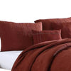 Alice 5 Piece Textured Microfiber Queen Comforter Set The Urban Port Red By Casagear Home BM277112