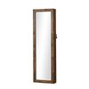 Max Jewelry Cabinet | 47" | Wood | Door Mount | Mirror | LED | Brown