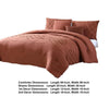 Alice 5 Piece Microfiber Queen Comforter Set Stitched The Urban Port Red By Casagear Home BM277175