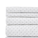 Matt Bed Sheet Set | 4 Piece | Cal King | Organic Cotton | White, Gray