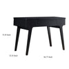 Lue 47 Inch Wood Home Office Desk Lift Top Hidden Storage Black By Casagear Home BM278982