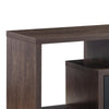 Elle 60 Inch TV Media Entertainment Console 3 Compartments Drawer Walnut By Casagear Home BM279026