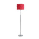 Finn Floor Lamp | 63" | Rose Shade | Glam | Red, Silver