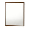 Noe Wall Mirror | 40" | Sleek Wood Frame | Walnut Veneer