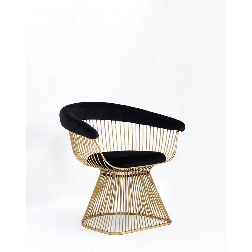 Cid Dining Chair | 28" | Slatted Cone Base | Black
