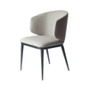 Cid Dining Armchair | 23" | Curved Padded Back | Beige