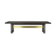 Cid Coe Dining Bench | 71" | Wood Seat | Concrete Base | Gray