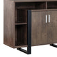 Zale 47 Inch Wood Buffet Sideboard Console 1 Cabinet Sled Base Brown By Casagear Home BM279737
