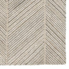 Kaye 10 x 7 Modern Area Rug Soft Fabric Dotted Gray Brown Chevron Large By Casagear Home BM280123