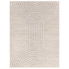 Area Rug | 5 x 7 | Geometric Design | Cream, Gray